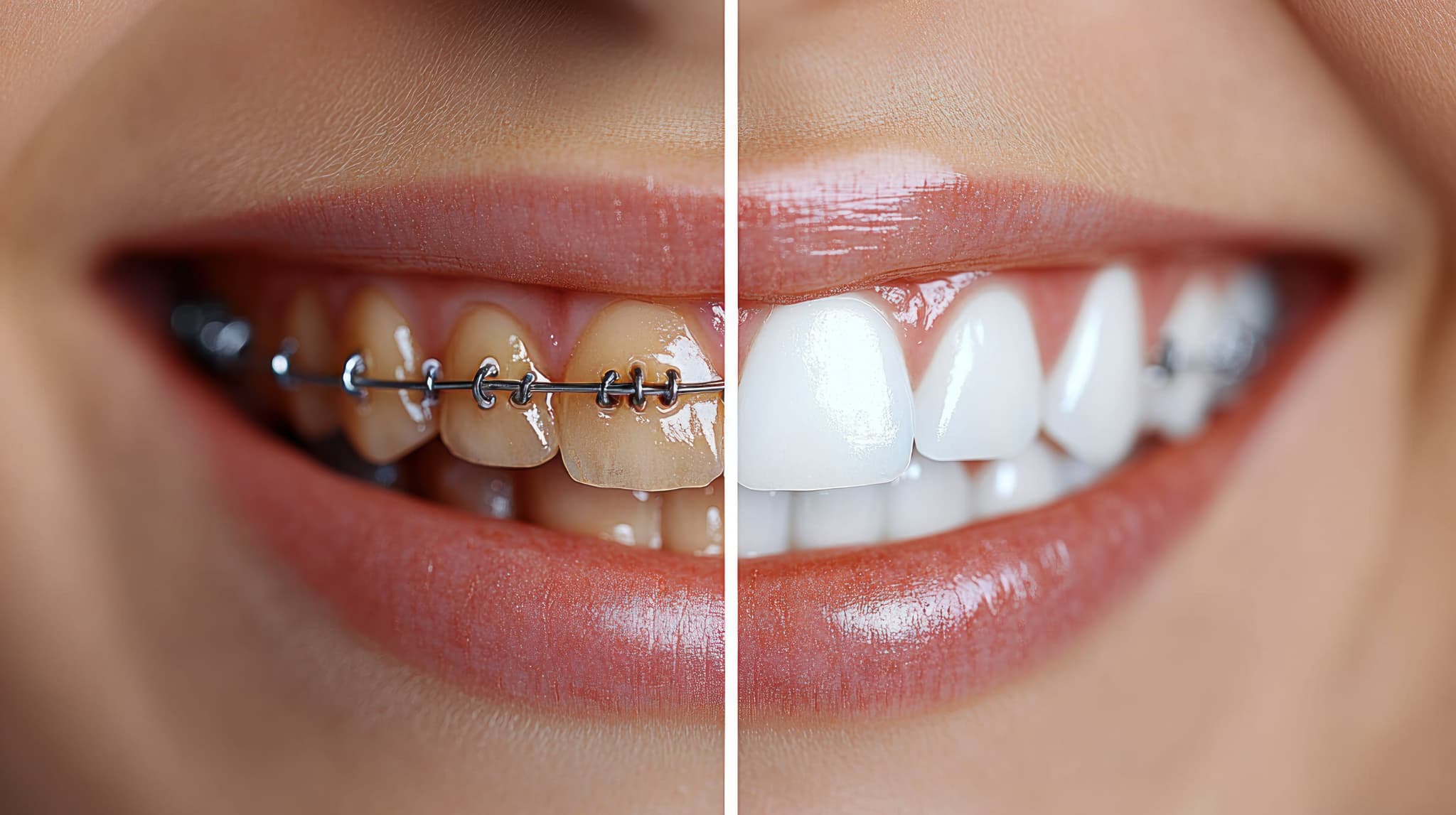 審美歯科で治療を受けたビフォーアフター