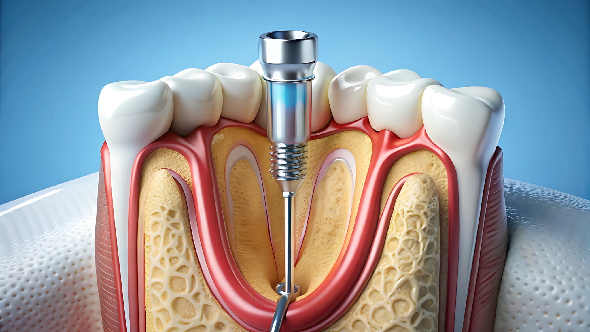 根管治療の様子